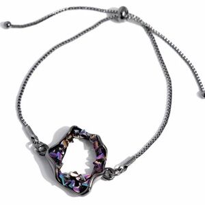 🌋💎🌋 “GEODE GREETING” MULTI SLIDE BRACELET ON GUNMETAL ~ PAPARAZZI❗️🌋💎🌋